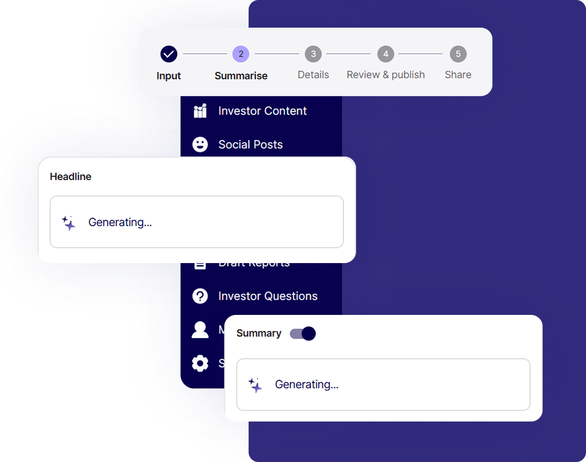 For Shareholders & Investors